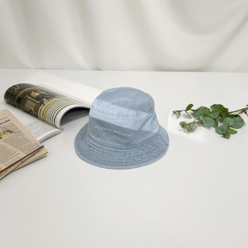 Men's and Women's Daily Bucket Hat Denim Authentic Bucket Hat