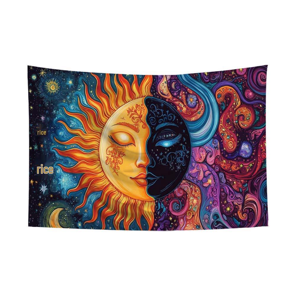 Fluorescent Festival Atmosphere Wall Hanging - Artistic Decoration Cloth