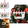 2020 Xmas Christmas Tree Hanging Ornaments With Diy Family Name Santa Pendants