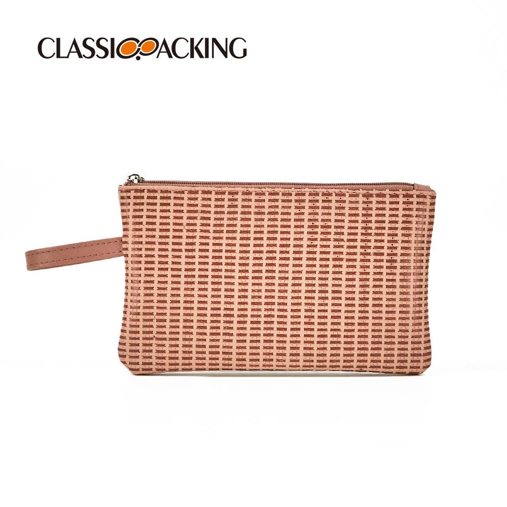 Multifunktionale Reise-Make-up-Tasche: Lippenstifthalter, Kabelorganisator, Münzfach & Pinselbeutel mit Reißverschluss.