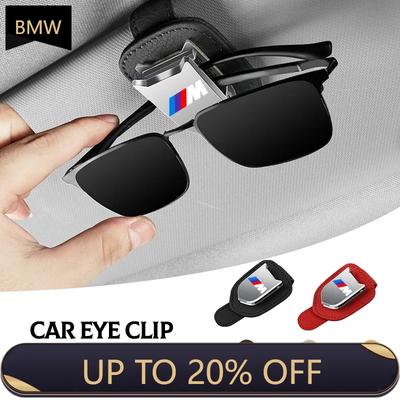 Étuis de Rangement Protecteurs pour Lunettes de Soleil de Voiture Boîte à Lunettes Pare-Soleil Pour BMW X6 X1 X2 X3 X4 X5 X7 E46 E39 E90 E36 E60 E34 E30 F30 E71 F10