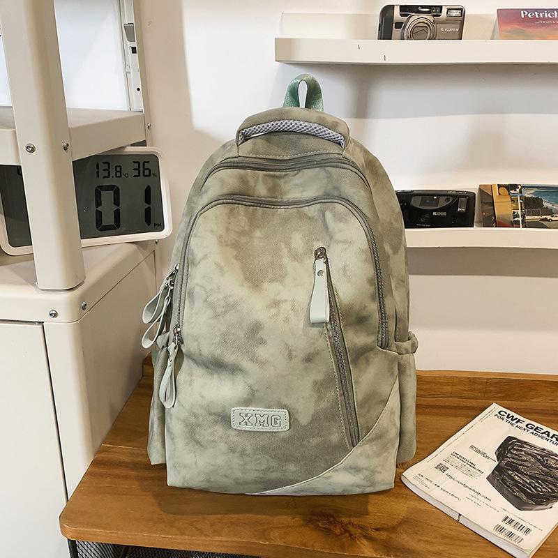 School bag new trend college student couple casual backpack style versatile youth student backpack