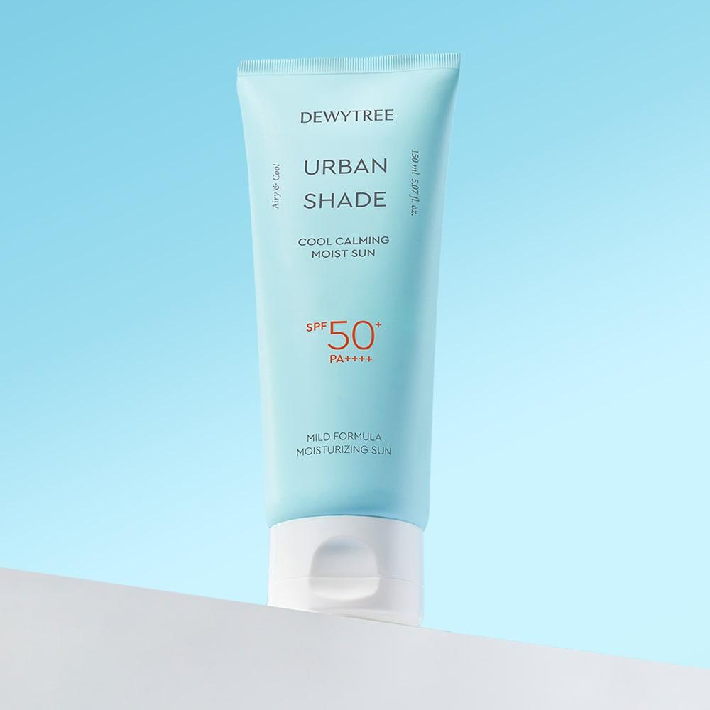 DEWYTREE Urban Shade Cool Calming Moisture Sun Cream SPF50+ PA++++ 150ml 1 unit UV protection