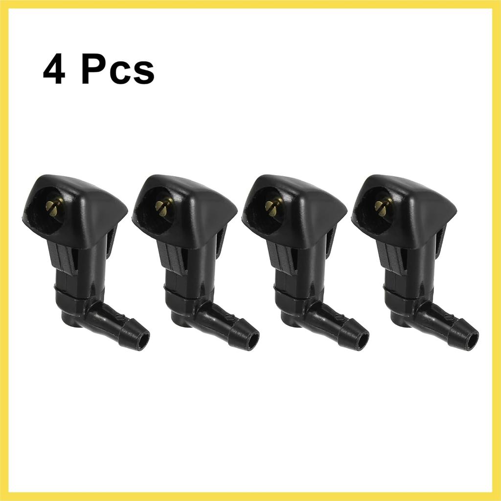 4pcs Car Front Windshield Wiper Washer Nozzle for Honda Civic 2006-2011 for Odyssey 2005-2010 for Accord 2003-2007 for Element 2003-2011