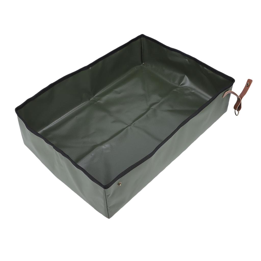 Portable Cat Travel Litter Box Waterproofing Foldable Litter Box Cat Collapsible Toilet for Hotels Camping Outdoor Activities