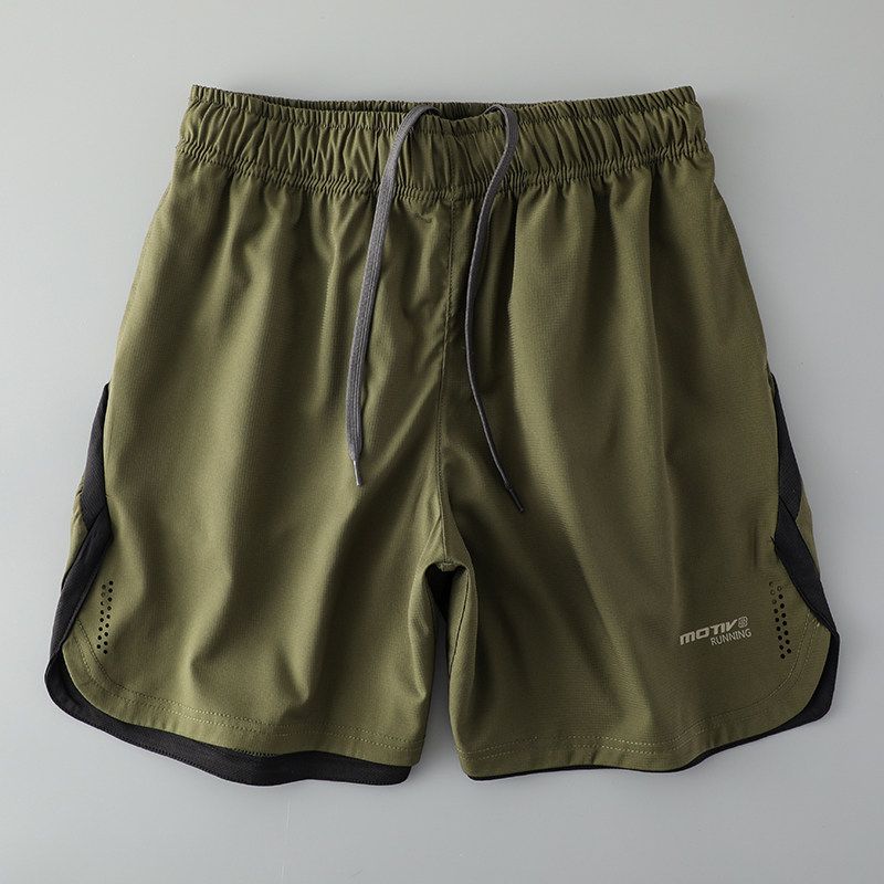 Running Thin Breathable Fitness Export Sports Shorts Army Green 3XL