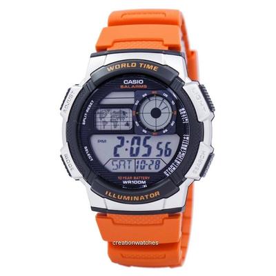 Youth Series Illuminator World Time Alarm AE-1000W-4BV AE1000W-4BV Men's Watch