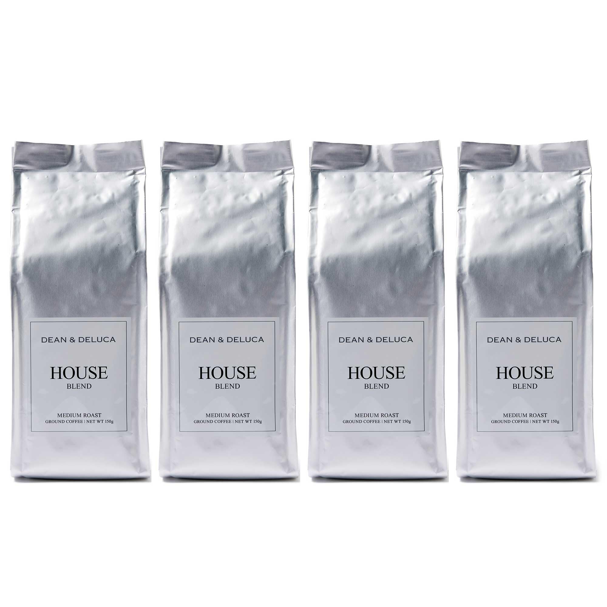 

DEAN DELUCA House Blend Coffee Flour Medium Roast & (4-Piece Set),