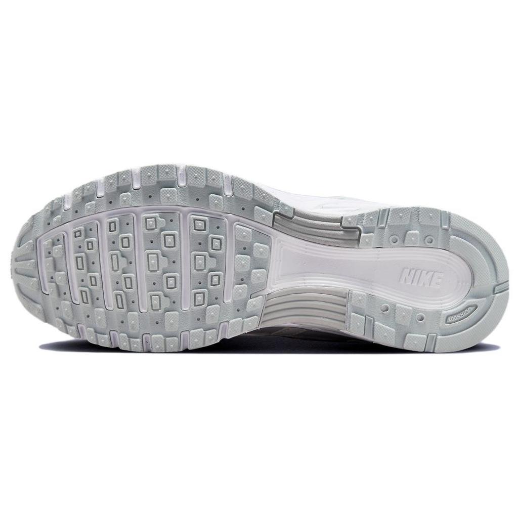 Nike Womens P-6000 Metallic Summit White Women Sneakers Cream Pure-Platinum Wolf-Grey FV6603-101