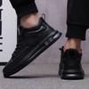 Single cotton casual shoes British style soft-soled sports shoes fleece thickened low-top lace-up board shoes