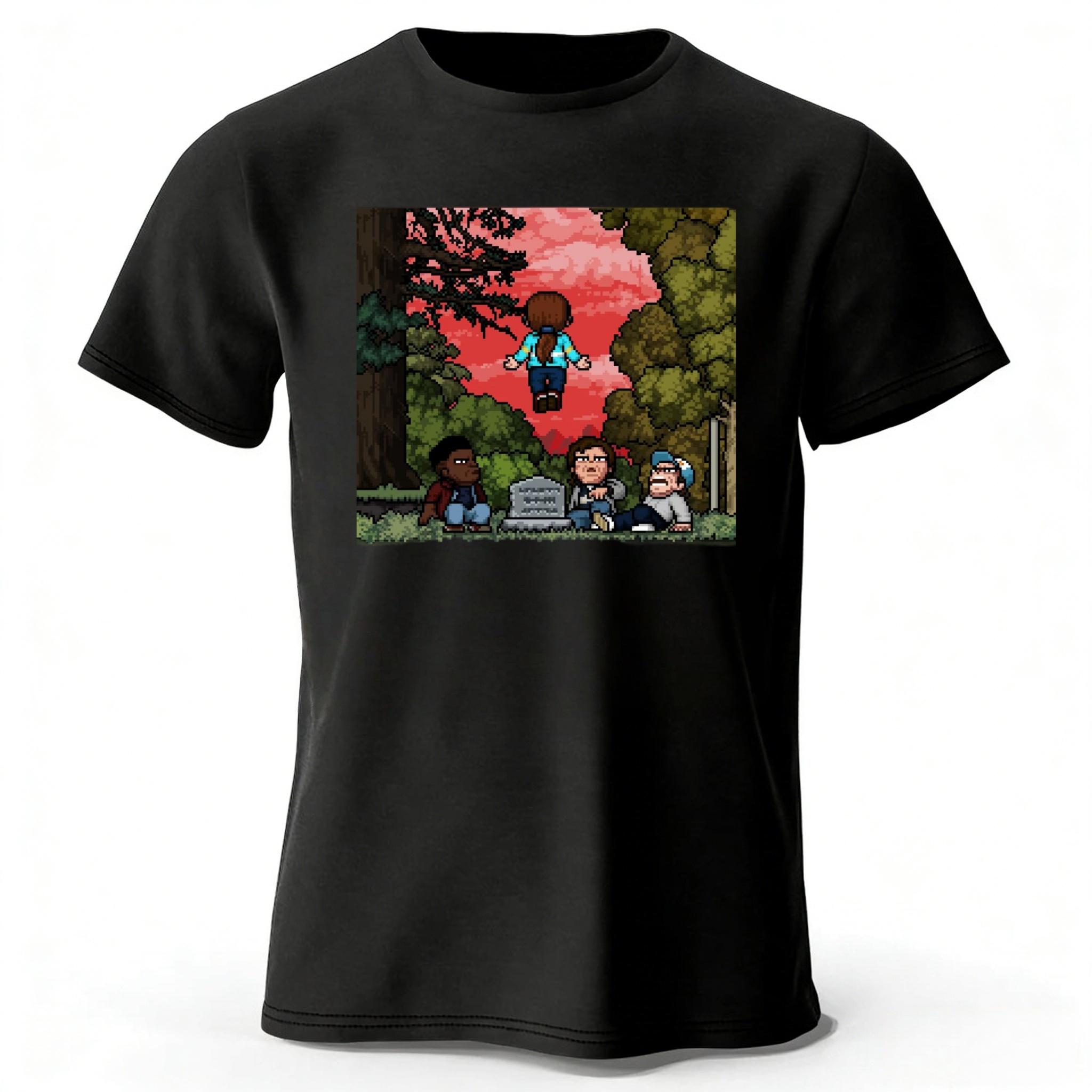 

Latest Unknown Monster Cotton Short Sleeve Mens Comfortable Loose Large Running Fitness Tshirt American Magical Style Top S