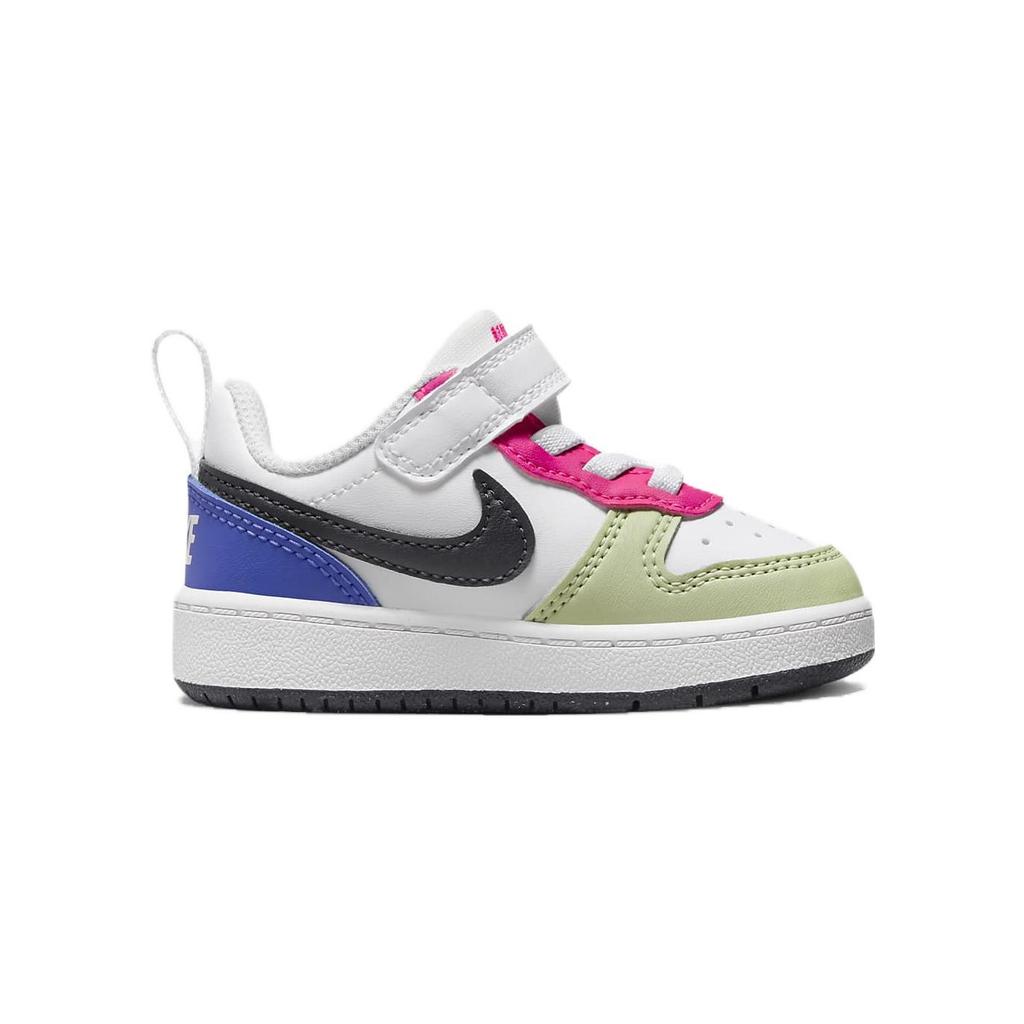 (TD) Nike Court Borough Low Recraft 'White Pink Multicolor' Baby DV5458-108