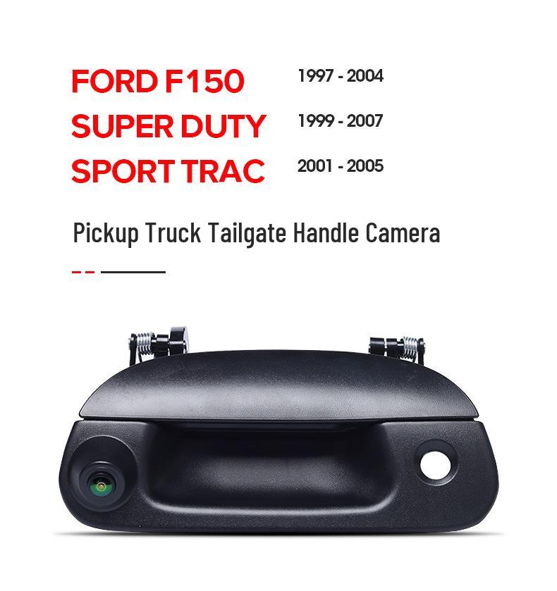 HD Night Vision Fisheye Rear View Camera & Tailgate Handle for Ford F150/F250/F350