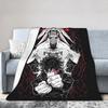 Megumi Fushiguro JJK Anime Blanket Fleece Printed Portable Soft Throw Blanket for Sofa Travel Quilt
