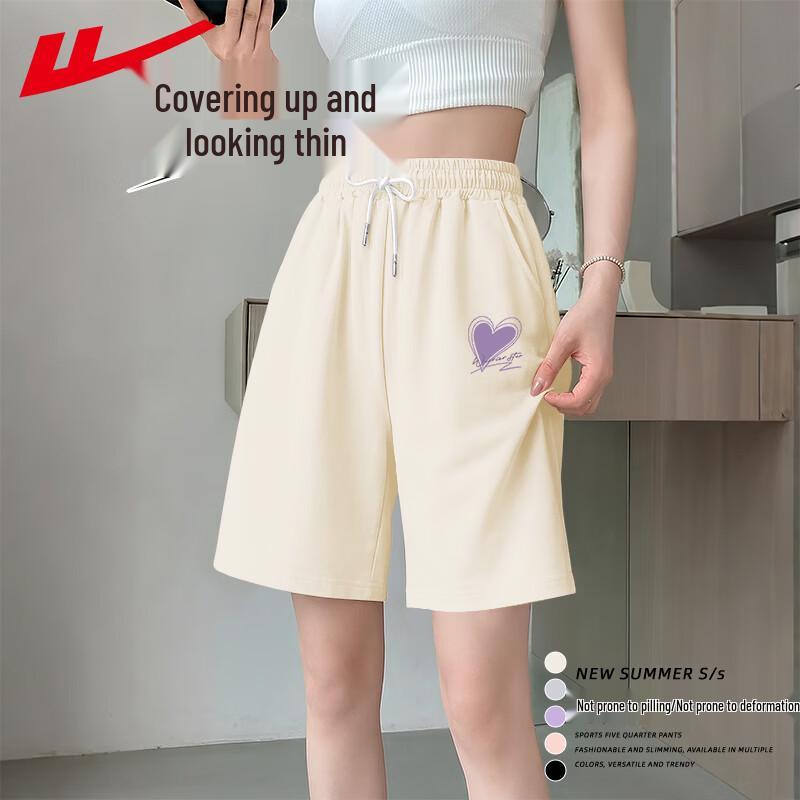 Warrior Women s 2026 Summer Cotton A-Line High-Waist Shorts M