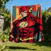 1pc Flash superhero Outdoor Flannel Throw Blanket Soft, Lightweight & Warm