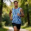 Men's Casual Sleeveless Tank Top Leopard Print Athletic Workout Gym Breathable Muscle Shirt Summer Vest
