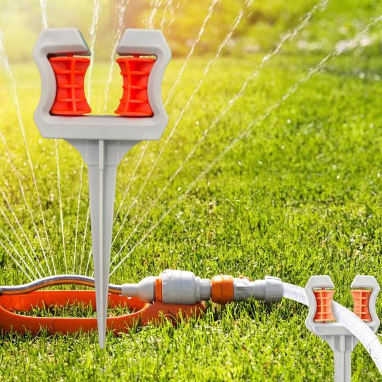 Garden Hose Guide Spike, Watering Hose Guide with Rollers, Water Pipe Holder Stake, Protect Plants And Prevent Tangles for Outdoor Yard