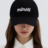 MINETI Cotton Lettering Ball Cap Y 10425 MT