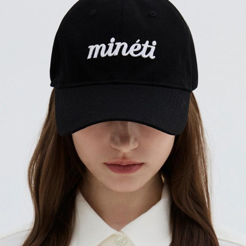 MINETI Cotton Lettering Ball Cap Y 10425 MT