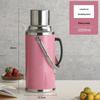 Large Capacity Stainless Steel Teapot & Thermos for Dorm Use