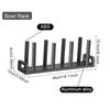 Kitchen Dish Organizer Space Aluminum Plate Holder Cabinet Bowl Storage Shelf Adjustable Tableware Storage Rack Dish Drainer