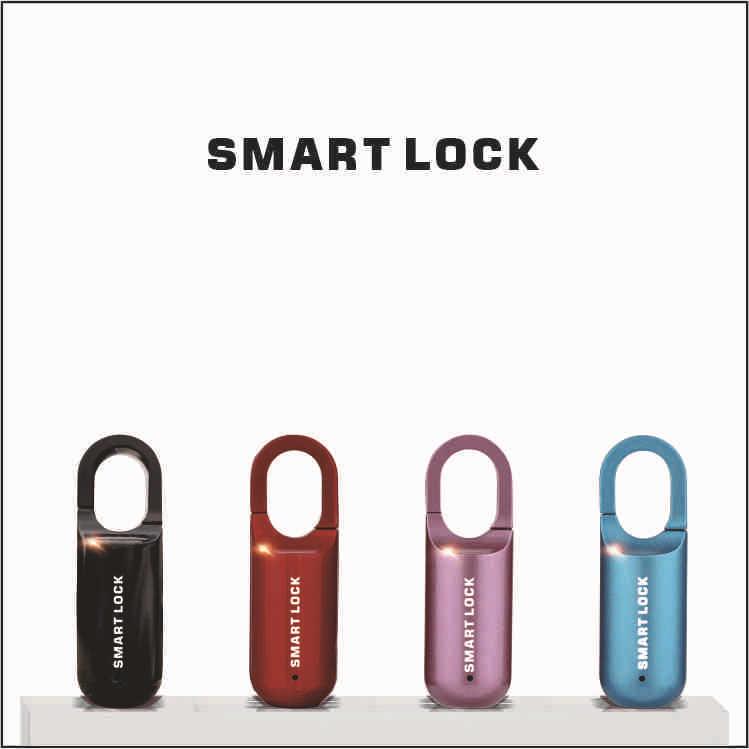 Compact Fingerprint Padlock for Backpacks, Luggage, Dorms, and Cabinets