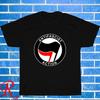 Yeni AntiFaşist Eylem Bayrağı Logolu Siyah/Gri/Lacivert/Beyaz Beden S-5XL Unisex Tişört