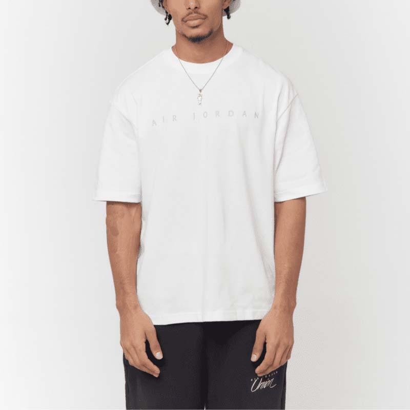 Jordan x Union MJ S/S Tee (Asia Sizing) White/Grey Haze Unisex Streetwear DV7344-100
