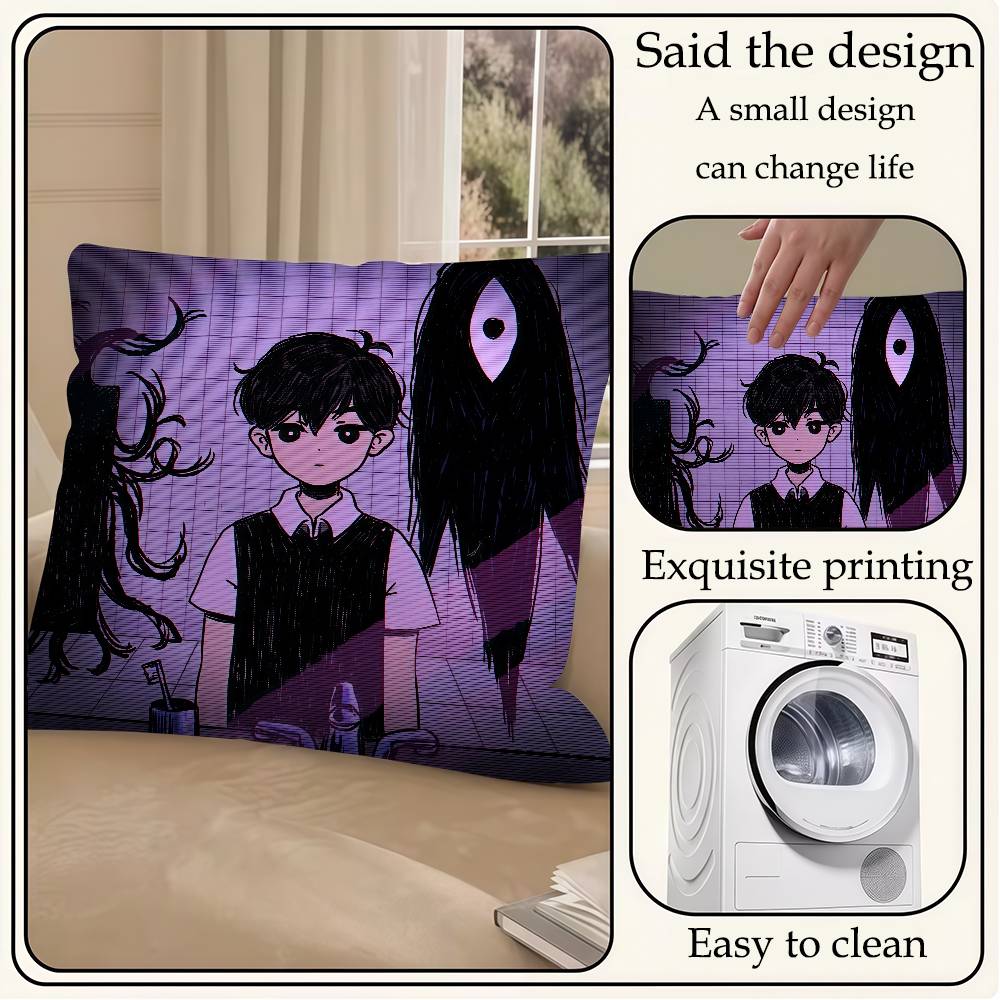 Game Aubrey Omori Pillow Cover For Bedroom Room And Living Room Sofa Decorative Cushion Cover