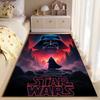 Area Rug, Star Wars Darth Vader Red Sunset City Lightsaber Poster Print, Man Cave Decor, Non-Slip Mat