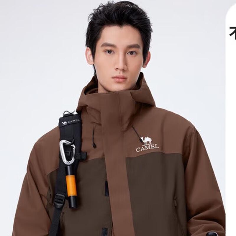 CAMEL Men s 3-in-1 Jacket with Fleece Liner B782 XXL