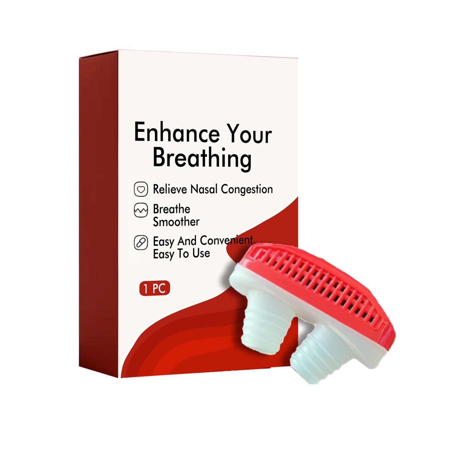 

Nasal Congestion Relief Respirator Improves Airway Patency, Helps Inflammatory Mucus, Blockages, And Is A Gentle And Breathable Sleep Aid 2pc One Size