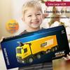 Children's Engineering Toy Set: Large Truck, Crane, Excavator, and Container Truck - Perfect Gift for Boys