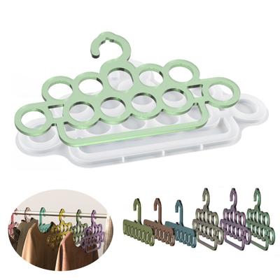 Silicone Hanger Mold 45515 Rings Handmade Clothes Scarf Tie Belt Hanger Epoxy Resin