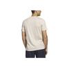 Adidas Round Neck Logo Print Short Sleeve T-Shirt Men Tops Beige IC7788