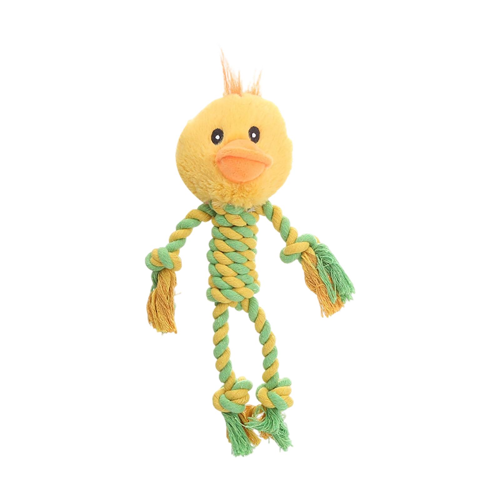 

Tough Dog Toys For Puppies And Small-Medium Dogs - Tug Of War, Plush Stuffed Animals, Rope Toys For Teething And Chewing Fun. One Size