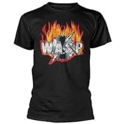 COCKCON & STORY BJA Wasp Sawblade Logo T Shirt W.A.S.P