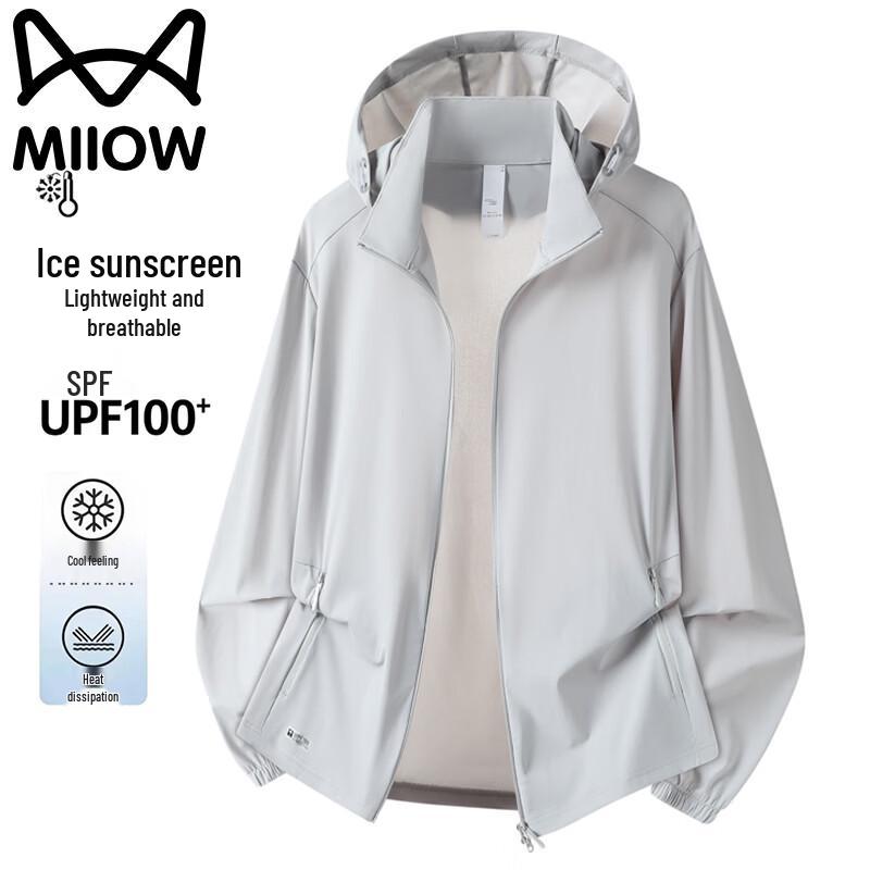 MiiOW Men s Ice Silk Sun Protection Jacket 3XL