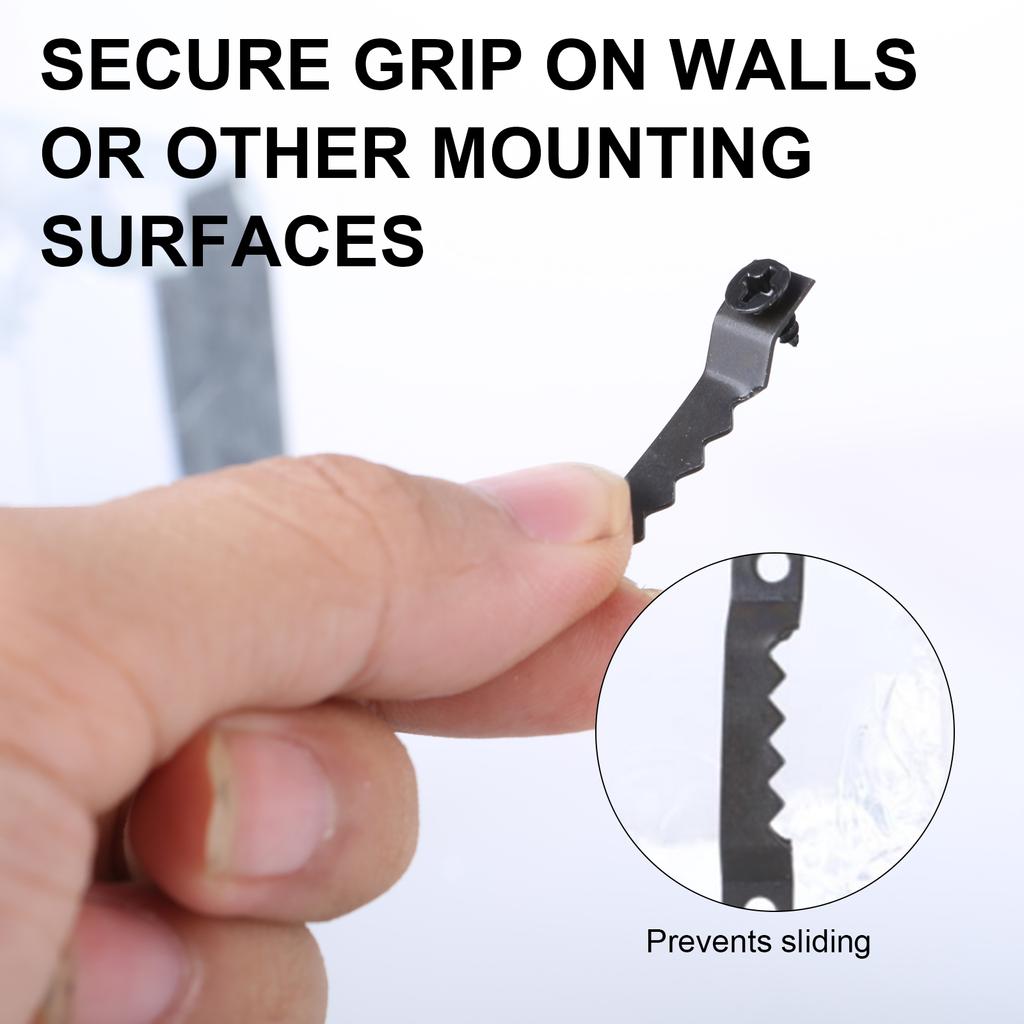 60Pcs Sawtooth Picture Hangers with Screws Metal Picture Frames Hangers for Hanging Wood Frames Paintings Enduring