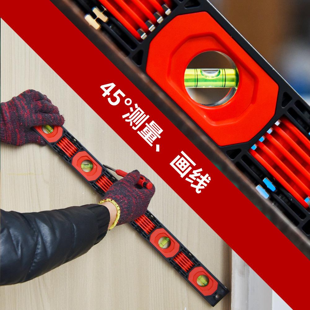 Hochpräzise Multifunktionale Magnetische Klappwasserwaage für Holzbearbeitung