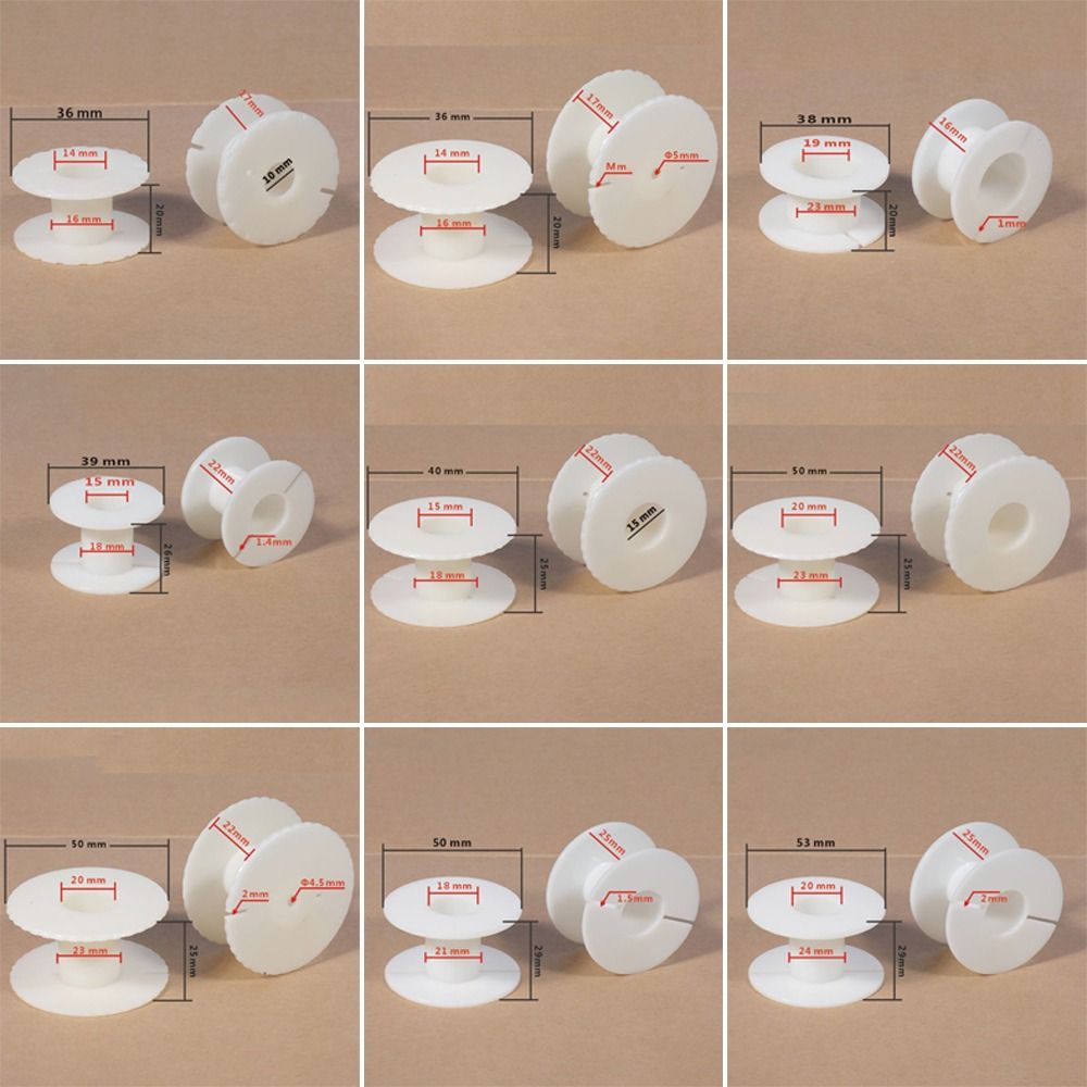 5/10Pcs ABS Bobbin Wire Coil Frame Speaker Crossover Coil Frame for DIY Speaker Crossover Inductor