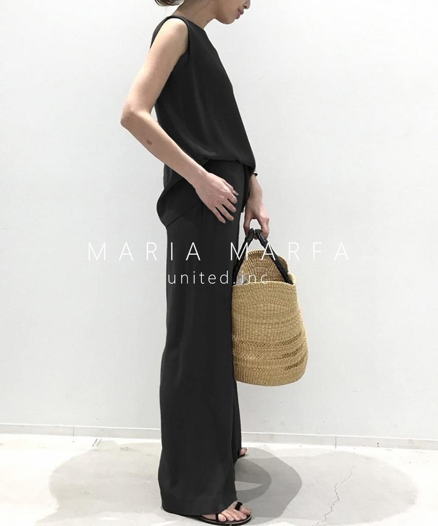 Maria Marfa Summer Beautiful Top and Solid Dry Korean Top and Sewn Top Easy to Plus Perfect for Remote Women's Two-Piece Set, Pants, Color, Simple,