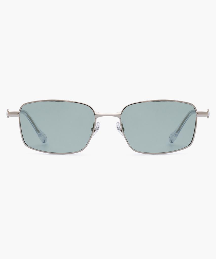 Likkeullou Rc Stainless Steel Amon Sunglasses Silver Green