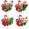Christmas Balloon Set Santa Candy Cane Aluminum Film Balloon Party Decoration Scene Arrangement