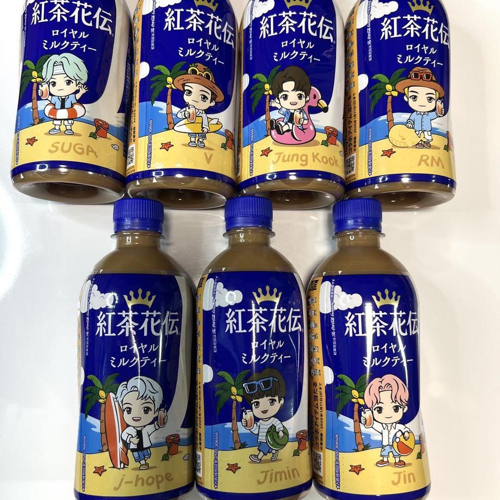 [USED] TinyTAN Kocha Kaden Royal Milk Tea, 7-Piece Set