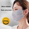 Solid Color Hiking Mask Fishing Sunscreen Veil Anti-uv Face Cover Face Scarves Ice Silk Face Scarf