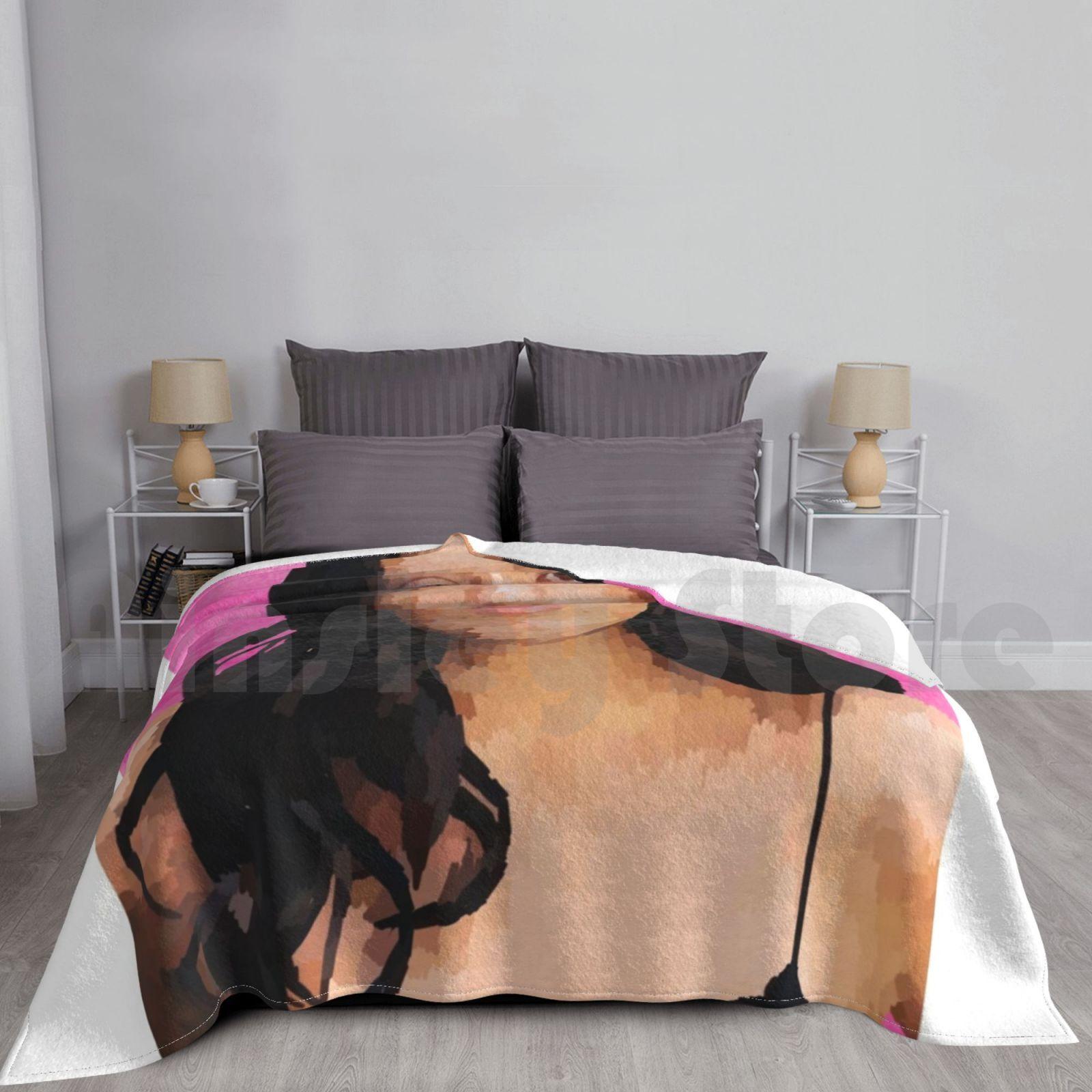 Dixie D Drawing Blanket Super Soft Warm Light Thin Dixie Damelio Charli Damelio Dixie D Ameilo Kyliejonas Size: 75*100cm, Weight: 230 GSM