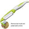 Portable Peeler Scraper Kitchen and Household Use Stainless Steel Potato Peeler Melon Slicer Multi Peeling Kitchen Gadgets
