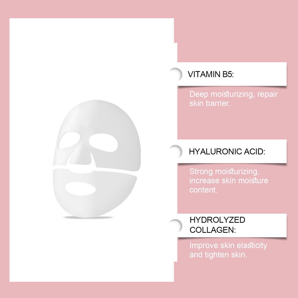 Hoygi Collagen Moisturizing Face Mask For Deep Hydration Firming And Brightening Skin
